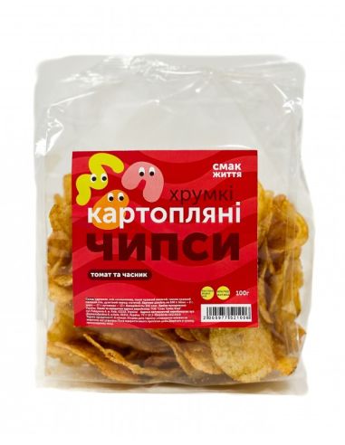 Чипси картопляні з томатом та...