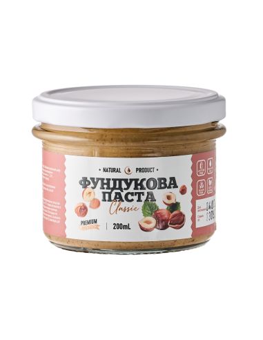 Паста Фундукова Класична, Скло,...