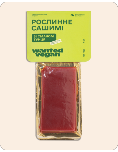 Сашимі рослинне зі смаком тунця...