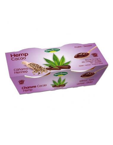 Десерт конопляный с шоколадом, Naturgreen, 125г