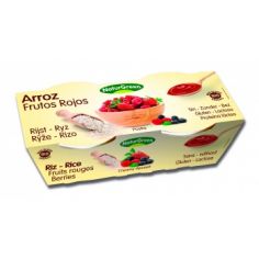 Десерт рисовый с красными фруктами, Naturgreen, 125г
