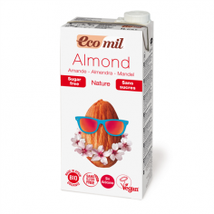 Молоко миндальное без сахара, Ecomil, 1000мл