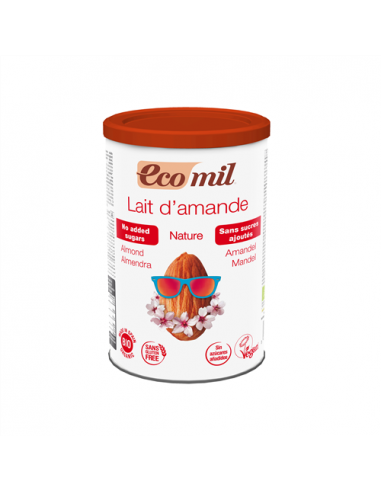 Молоко миндальное растворимое, Ecomil,400г