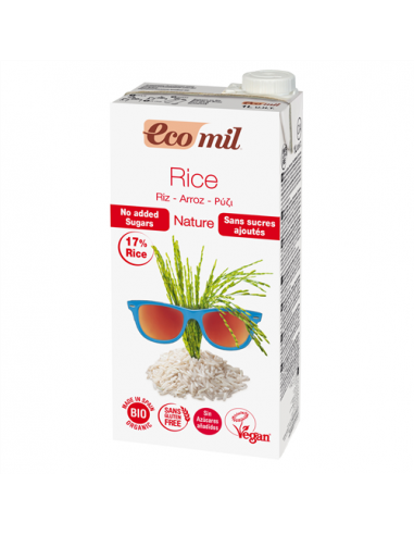 Молоко рисовое без сахара, EcoMil, 1000мл