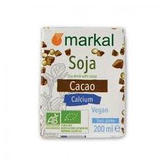 Молоко соевое с какао Soya Drink, MARKAL, 200мл