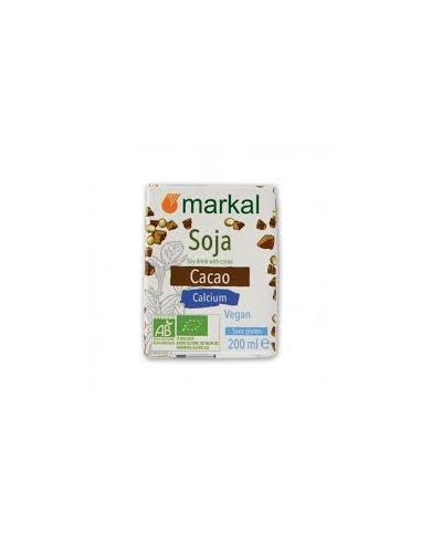 Молоко соевое с какао Soya Drink, MARKAL, 200мл