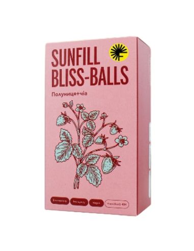 Цукерки Полуниця - Чіа, Sunfill, 135г