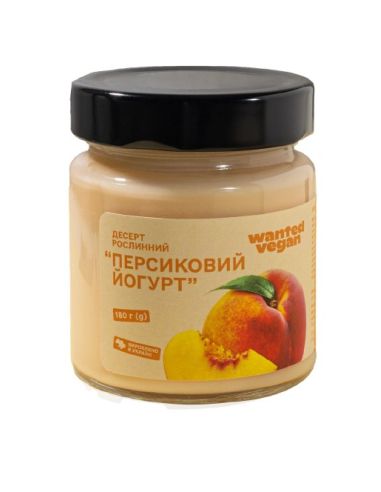 Десерт рослинний Персиковий йогурт,...