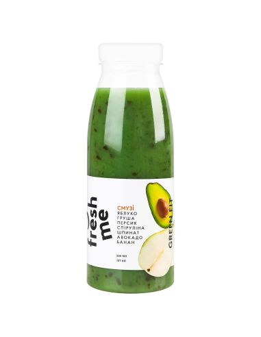 Смузі Green Fit, пл/пет, FreshMe, 0,25л