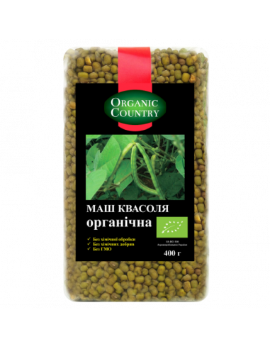 Фасоль маш органическая, Organic Country,400г