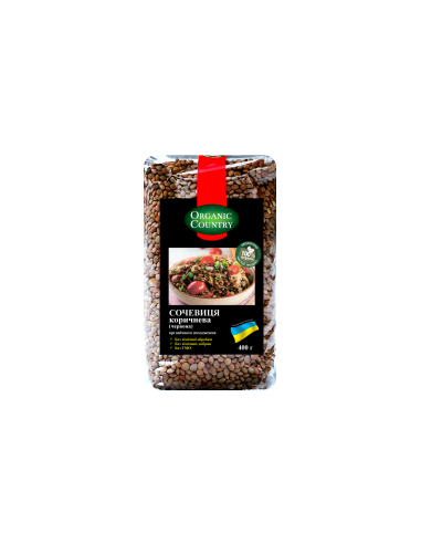 Чечевица красная, Украина, Organic Country,400г