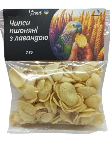 Чипси Пшоняні з Лавандою, Viand, 75г