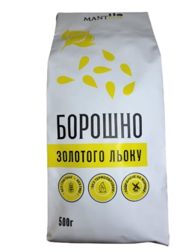 Борошно золотого льону, Manteca, 500г