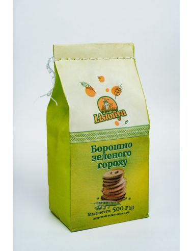Борошно Зеленого Гороху, Listoria, 500г