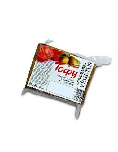 Тофу копченый с оливками и томатами, Vegetus, 250г