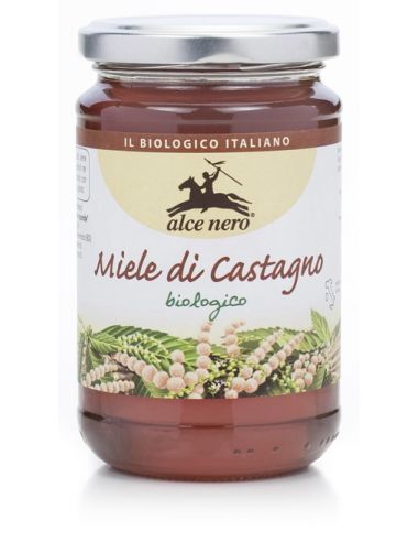Мед каштановый  Alce Nero,400г