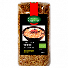 Хлопья гречневые, Украина, Organic Country, 300г