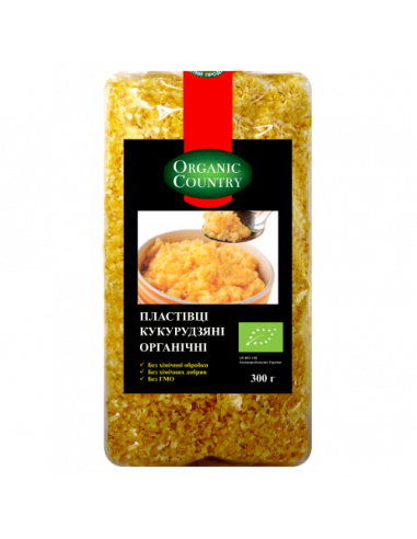 Хлопья кукурузные органические, Organic Country, 300г