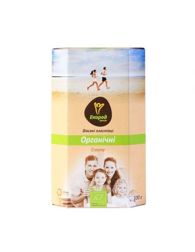 Хлопья овсяные органические, Creamy, Екород, 300г
