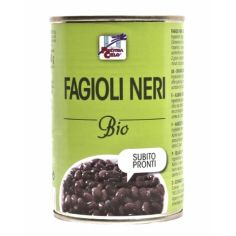 Бобы черные оранические, Organic Fagioli Nari in latina, 400г