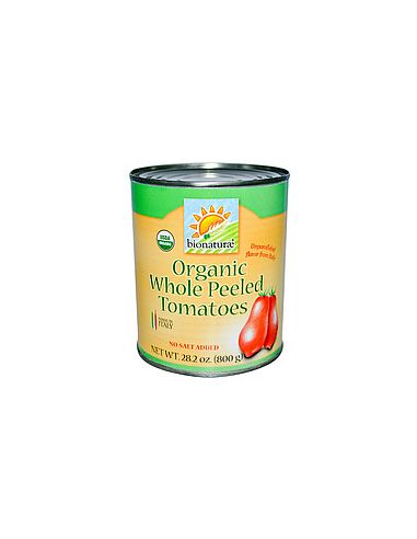Томаты целые очищенные органические, Organic whole peeled tomatoes, Manfuso, 400 гр