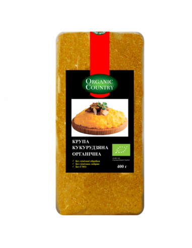 Крупа кукурузная органическая, Украина, Organic Country,400г