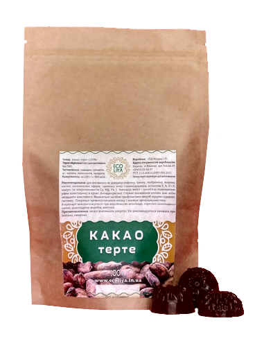 Какао тертое, Эколия, 100 г