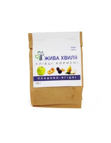Хлебцы плодово-ягодные, Жива Хвиля, 100г