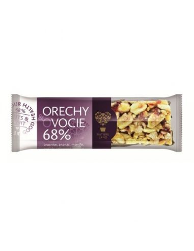 Батончик орех с брусникой,Tekmar Slovensko, 40г