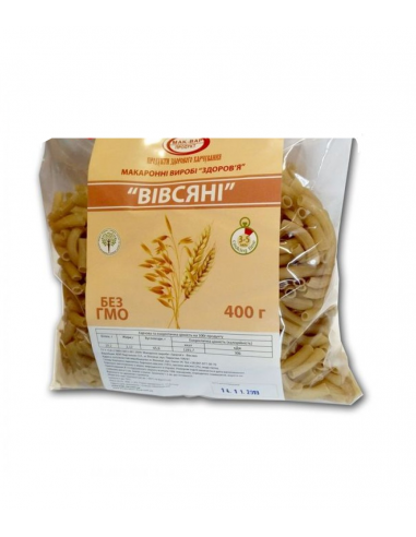 Макароны "Здоровье" овсяные, 400г