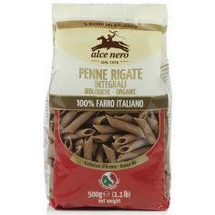 Макароны из муки грубого помола Penne (спельта), Alce Nero, 500 г