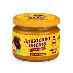 Паста арахисовая с шоколадом, Мастер Боб, 200г
