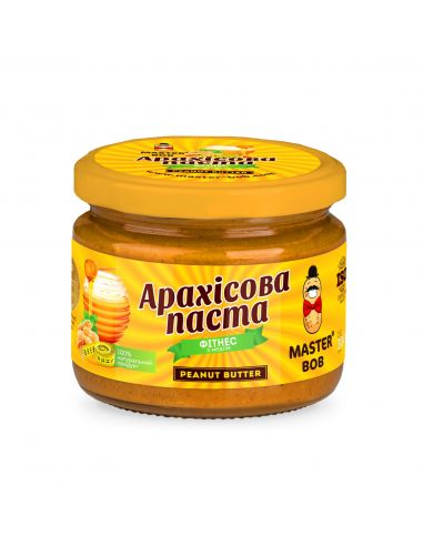 Паста арахисовая Фитнес, Мастер Боб,300г