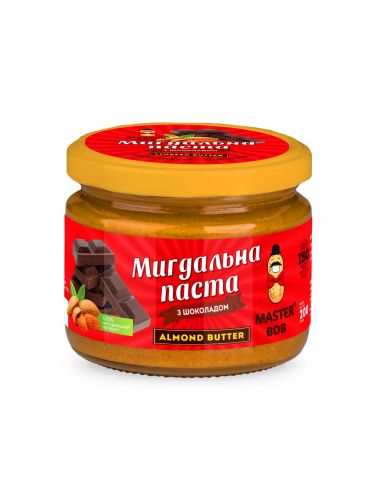 Паста миндальная с шоколадом, Мастер Боб, 200г