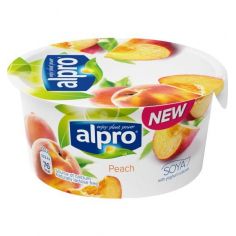 Йогурт соєвий з персиком, Alpro, 150г.