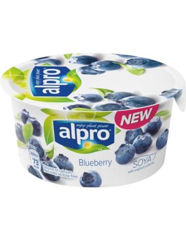 Йогурт соєвий з чорницею, Alpro, 150г.