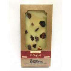 Шоколад білий з ягодами, Vegan Sweets, 85г
