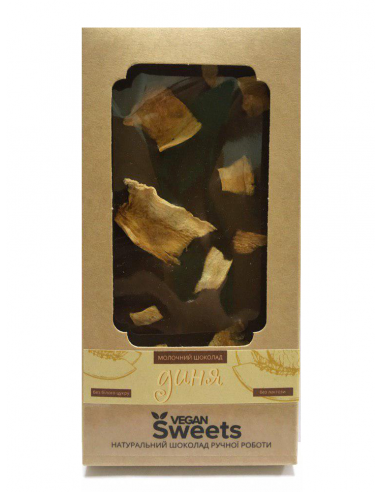 Шоколад молочний з динею, Vegan Sweets, 85г