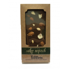 Шоколад чорний мікс горіхів, Vegan Sweets, 85г