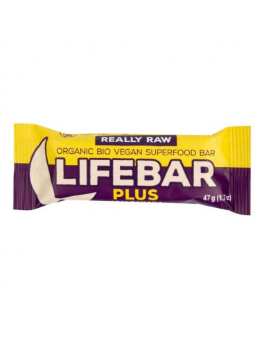 Батончик з бананом та асаєю, Lifefood, 47г