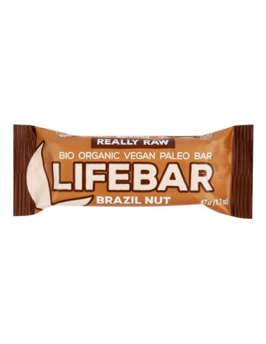 Батончик з бразильським горіхом, Lifefood, 47г
