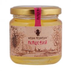 Мед акацієвий, Медик Ведмедик, 250г
