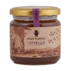 Мед гречаний, Медик Ведмедик, 250г