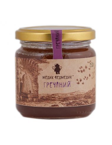 Мед гречаний, Медик Ведмедик, 250г