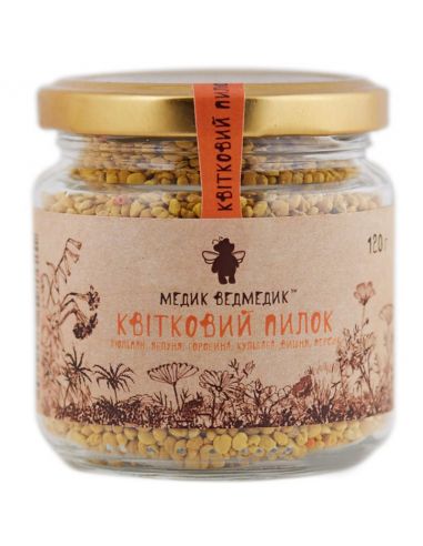 Пилок квітковий, Медик Ведмедик, 250г