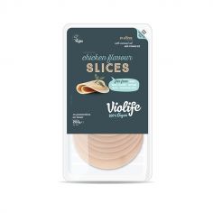 Сир рослинний з ароматом курки скибочки, Violife, 200г