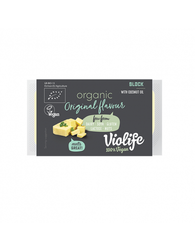 Сир твердий класичний блок, ORGANIC, Violife, 200г