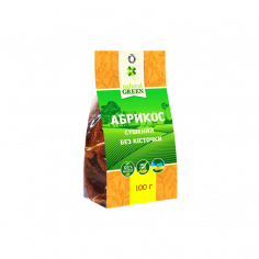 Абрикос сушений без кісточки, Natural Green, 100г