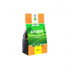 Аронія сушена, Natural Green, 100г