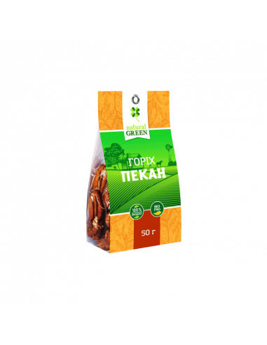Горіх пекан, Natural Green, 50г